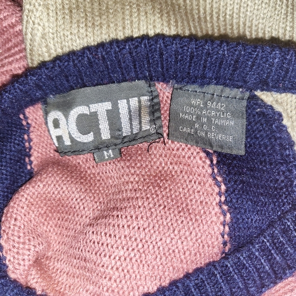 Vintage Act III 70's Sweater - Picture 5 of 8